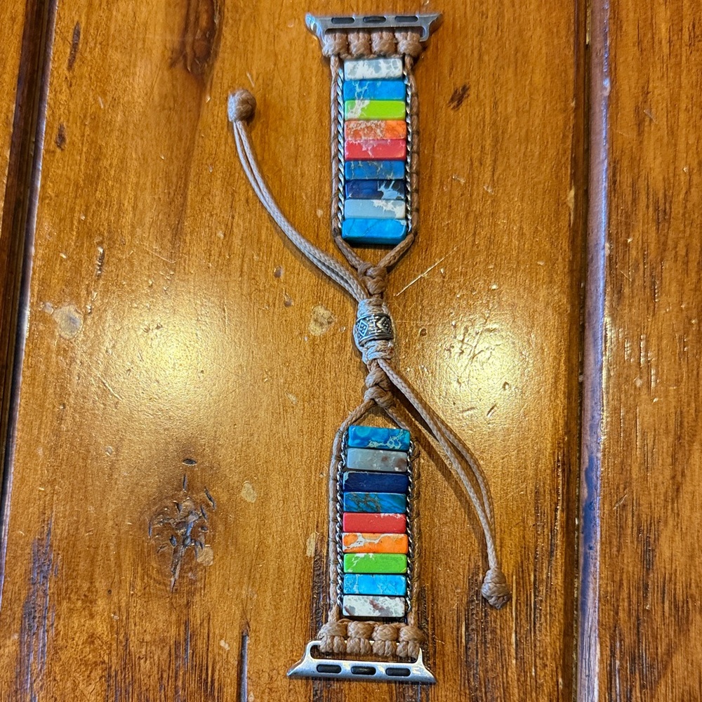Bohemian Stone Beaded Apple Watch Band - Multicolor 40MM